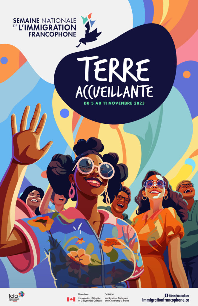 viseul de la semaine nationale de l'immigration francophone 2023-Terre accueillante