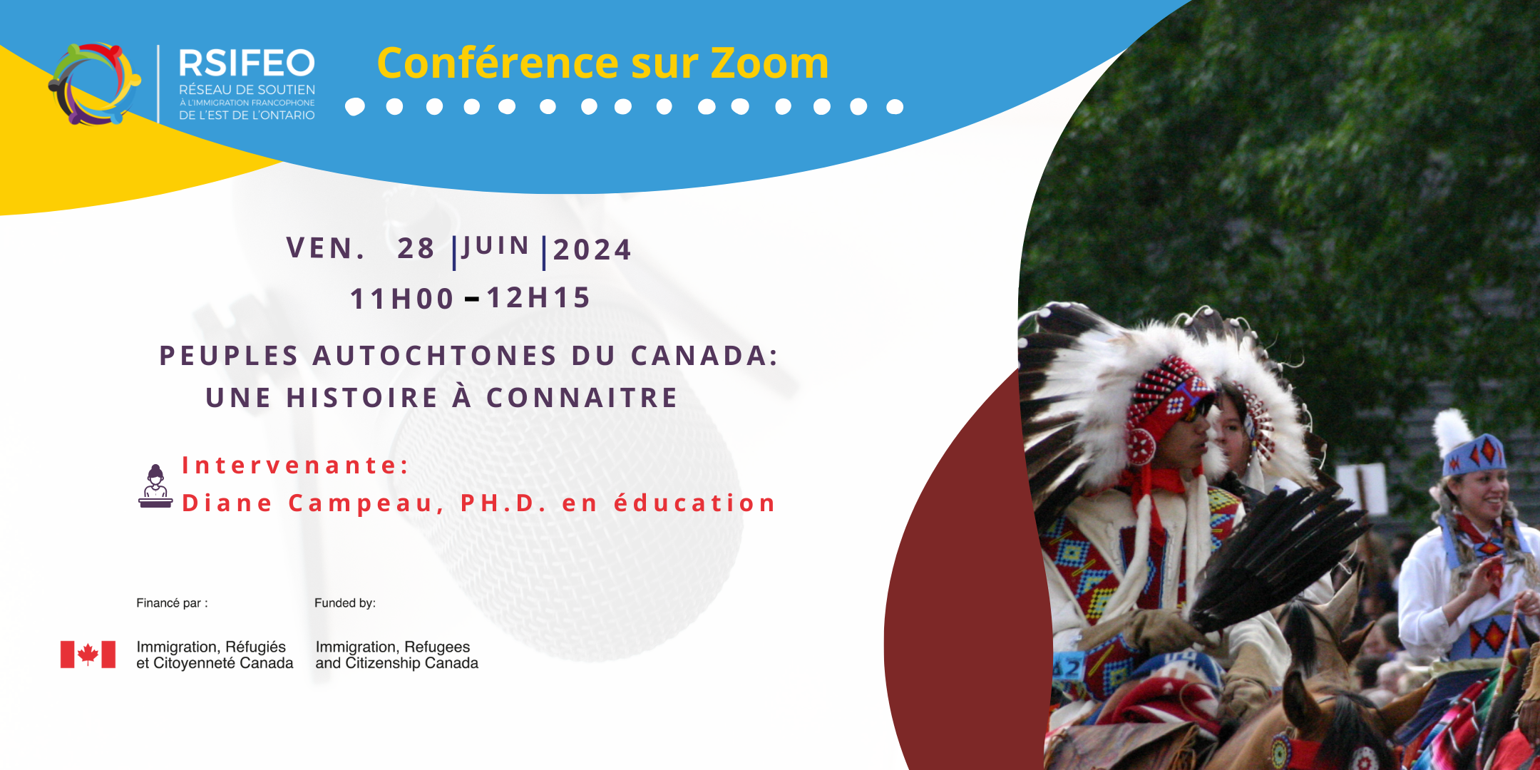 Conférence sur l'histoire du peuple autochtone du Canada